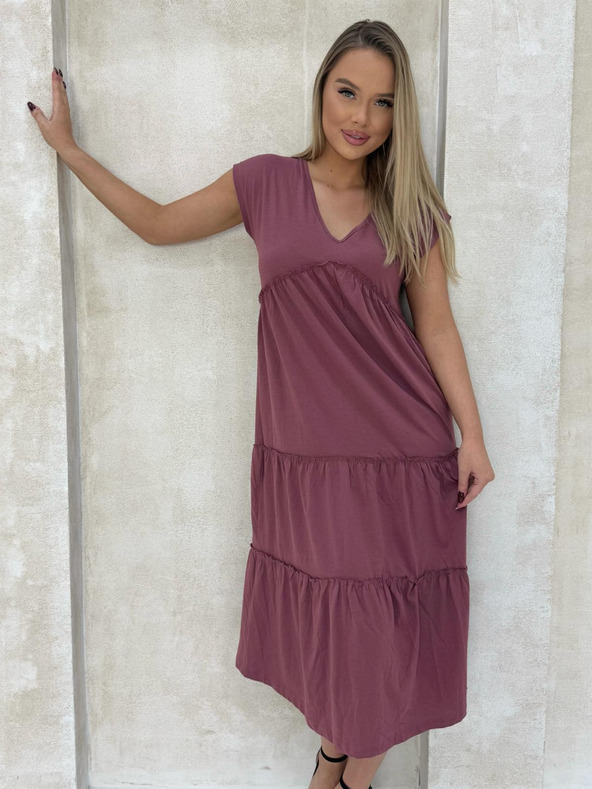 Edoti DLR106 Női mini ruha - rózsaszín OTHER