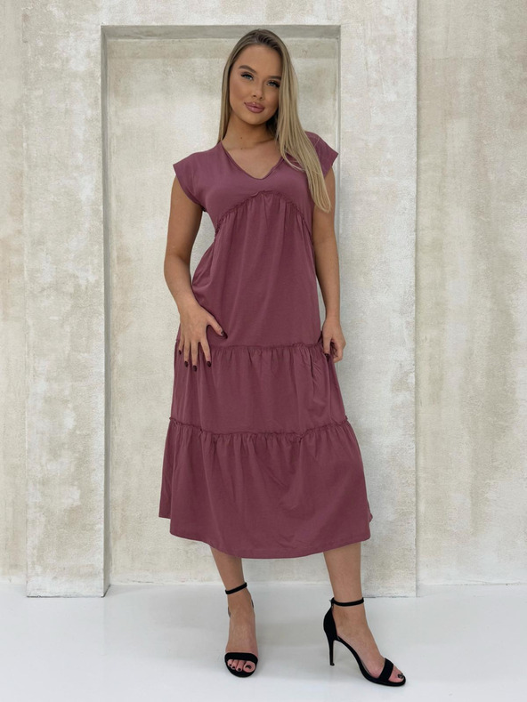 Edoti DLR106 Női mini ruha - rózsaszín OTHER