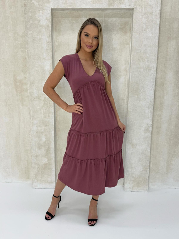 Edoti DLR106 Női mini ruha - rózsaszín OTHER