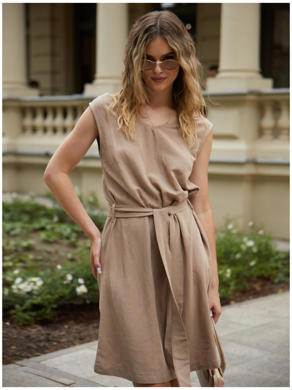 Edoti DLR106 Női mini ruha - rózsaszín OTHER