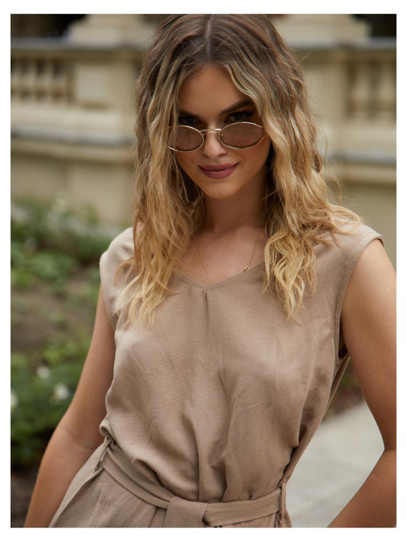 Edoti DLR106 Női mini ruha - rózsaszín OTHER