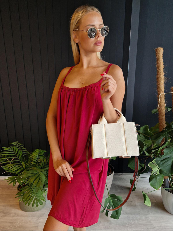 Edoti DLR106 Női mini ruha - rózsaszín OTHER