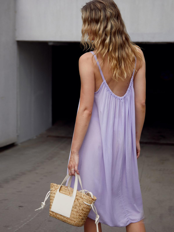 Edoti DLR106 Női mini ruha - rózsaszín OTHER