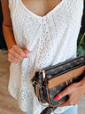 Edoti SLR092 fehér női csipke top boho stílusban - OTHER
