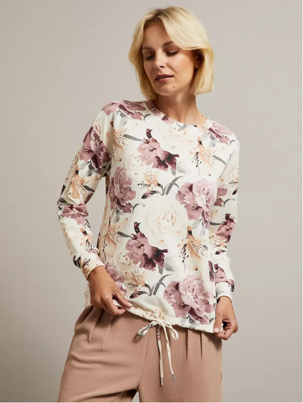 Moodo Női virágmintás póló Moodo