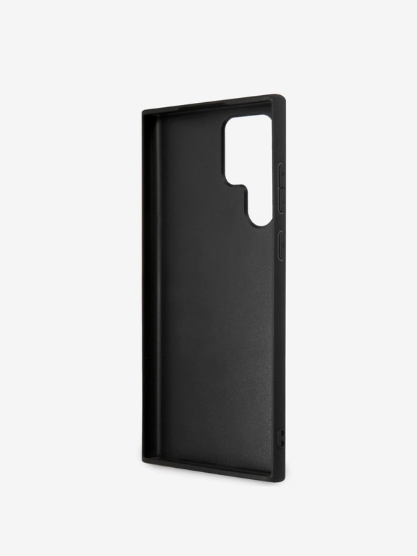 Guess PU 4G Metal Logo Zadní Kryt pro Samsung Galaxy S24 Ultra Grey Telefontok