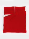 Kvalitex Egyszínű pamut ágynemű 140x200, 70x90cm piros