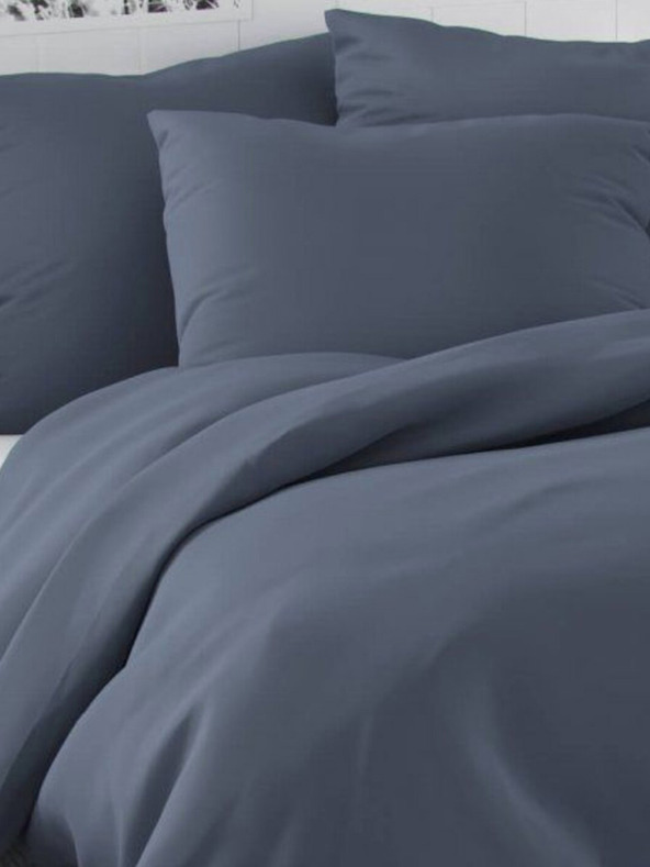 Kvalitex LUXURY COLLECTION 1+2 szatén francia ágynemű, 200x200, 70x90cm sötétszürke