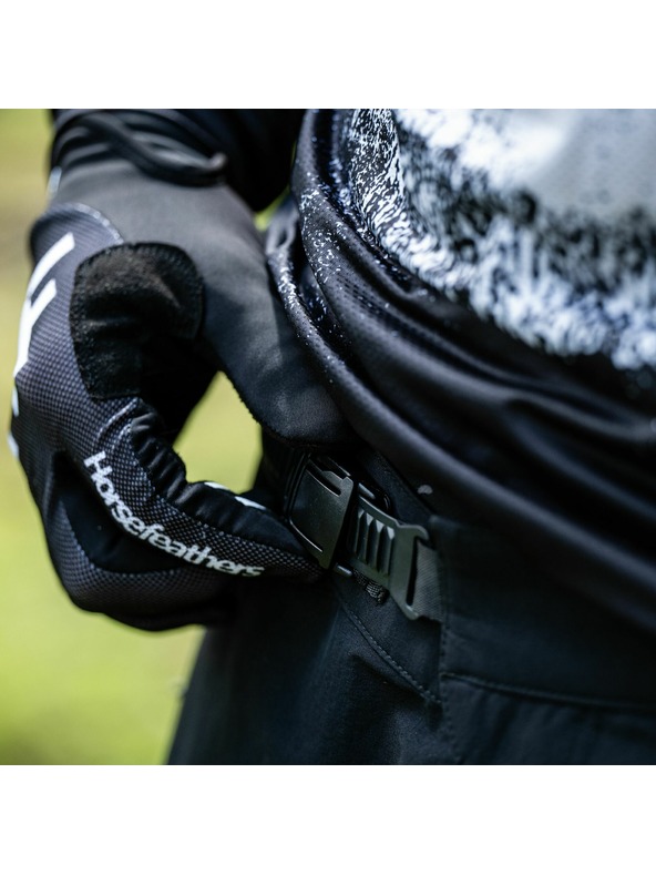 Horsefeathers Stoker kerékpáros nadrág - fekete HORSEFEATHERS