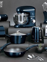 Berlingerhaus 12 db-os kés és konyhai eszköz szett tartóban Aquamarine Metallic Line BERLINGERHAUS