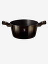 Berlingerhaus Lábas márvány bevonattal 24 cm Shiny Black Collection 2 fedővel BERLINGERHAUS