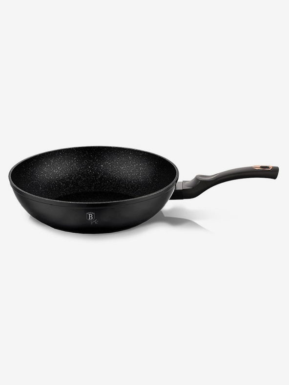 Berlingerhaus WOK serpenyő márvány bevonattal 30 cm Black Rose Collection BERLINGERHAUS
