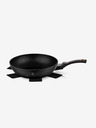 Berlingerhaus WOK serpenyő márvány bevonattal 30 cm Black Rose Collection BERLINGERHAUS