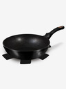Berlingerhaus WOK serpenyő márvány bevonattal 30 cm Black Rose Collection BERLINGERHAUS