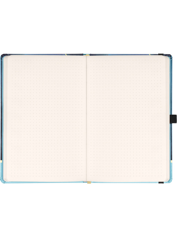 BAAGL  NOTIQUE Füzet Alfons Mucha – Luna, pontozott, 13 x 21 cm