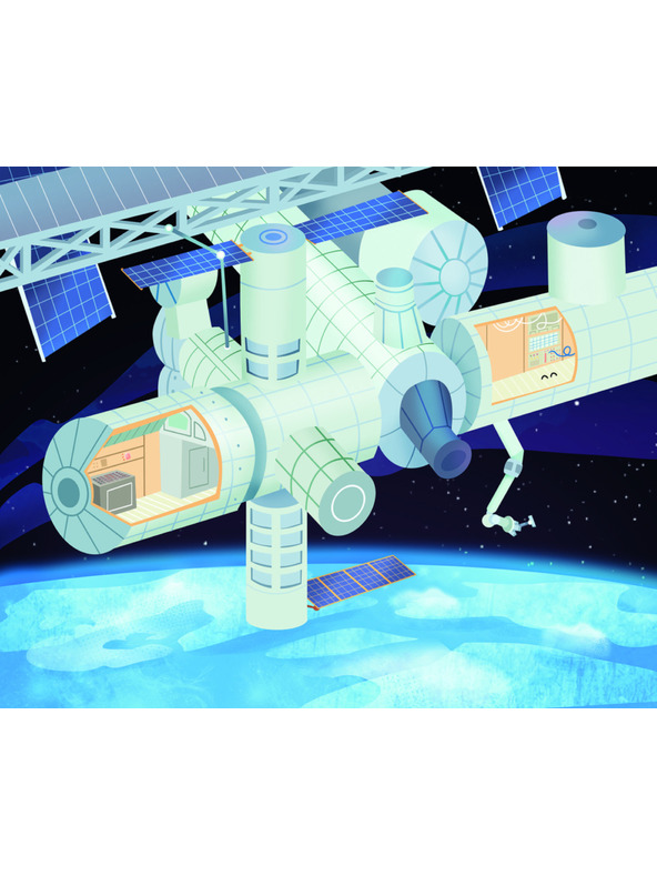 BAAGL  Olvass és ragassz – AZ ŰRBEN, matricás könyv