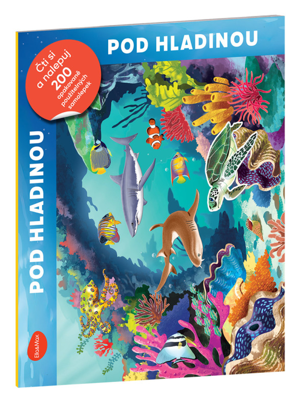 BAAGL  Olvass és ragassz – A VÍZ ALATT, matricás könyv