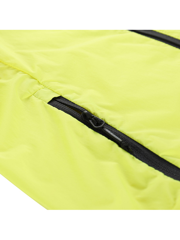 ALPINE PRO Gyerek ultrakönnyű dzseki DWR felületkezeléssel ALPINE PRO SPINO 2 neon yellow