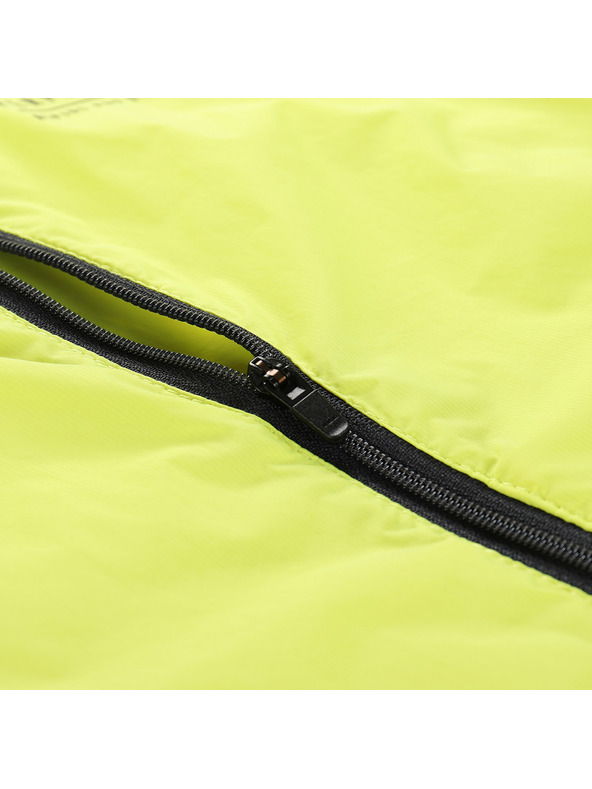 ALPINE PRO Gyerek ultrakönnyű dzseki DWR felületkezeléssel ALPINE PRO SPINO 2 neon yellow