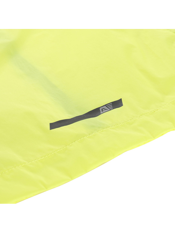 ALPINE PRO Gyerek ultrakönnyű dzseki DWR felületkezeléssel ALPINE PRO SPINO 2 neon yellow