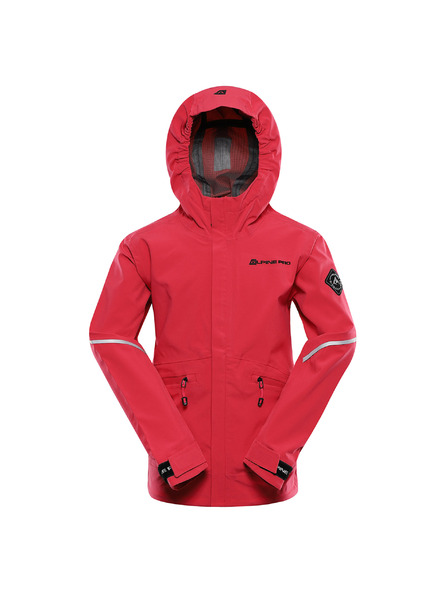 ALPINE PRO Gyerek dzseki PTX membránnal ALPINE PRO ZARRO raspberry