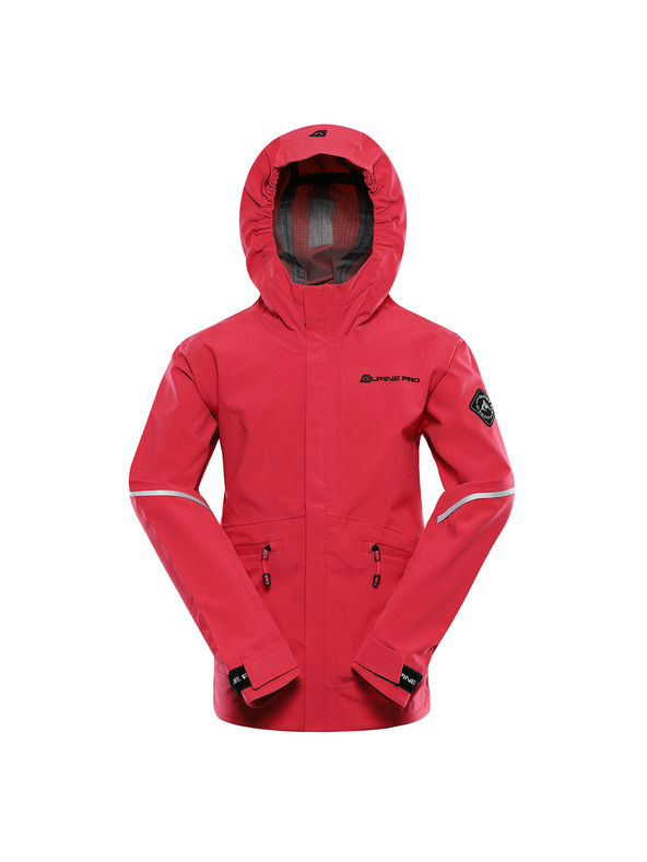 ALPINE PRO Gyerek dzseki PTX membránnal ALPINE PRO ZARRO raspberry