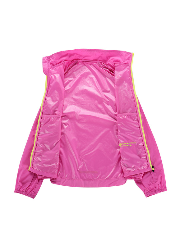 ALPINE PRO Gyerek ultrakönnyű dzseki DWR felületkezeléssel ALPINE PRO SPINO 2 neon pink
