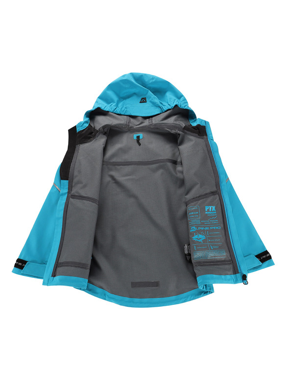 ALPINE PRO Gyerek dzseki PTX membránnal ALPINE PRO ZARRO caribbean sea