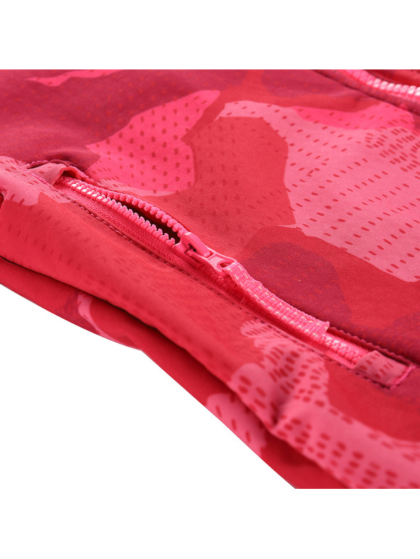 ALPINE PRO Gyerek softshell kabát membránnal ALPINE PRO EZORO neon ütős rózsaszín változat pa