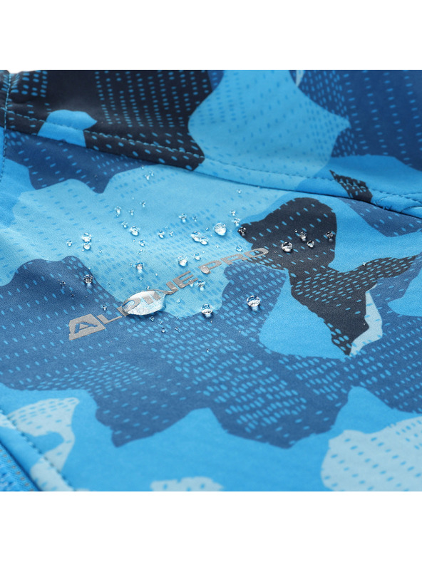 ALPINE PRO Gyerek softshell kabát membránnal ALPINE PRO EZORO kék ékszer változat pa