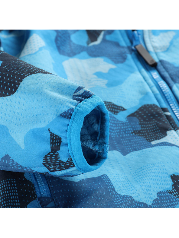 ALPINE PRO Gyerek softshell kabát membránnal ALPINE PRO EZORO kék ékszer változat pa