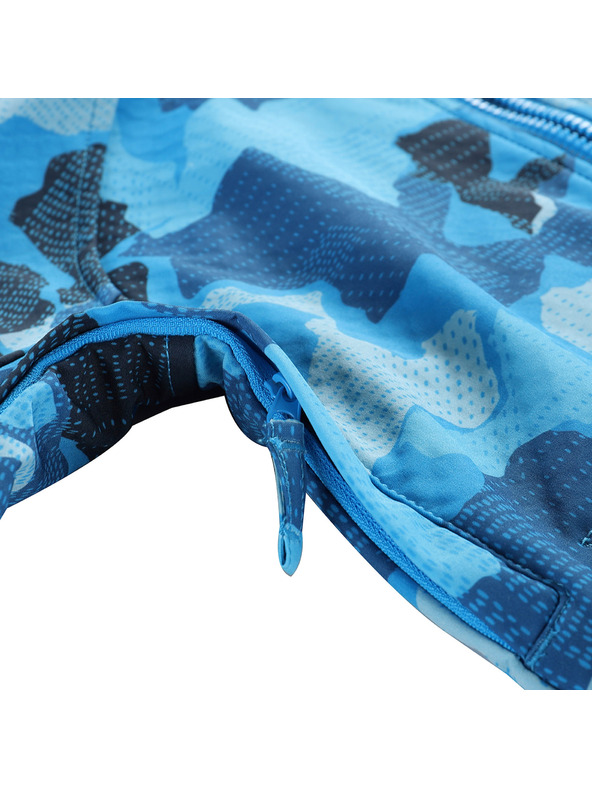 ALPINE PRO Gyerek softshell kabát membránnal ALPINE PRO EZORO kék ékszer változat pa