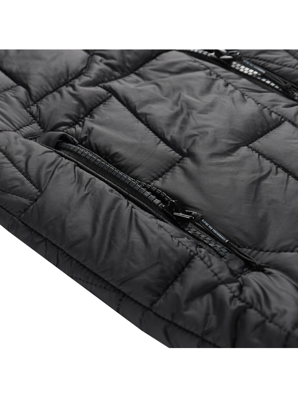 ALPINE PRO Gyerek ultrakönnyű mellény impregnálással ALPINE PRO BERFO fekete