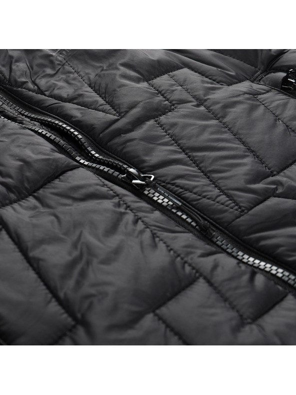 ALPINE PRO Gyerek ultrakönnyű mellény impregnálással ALPINE PRO BERFO fekete