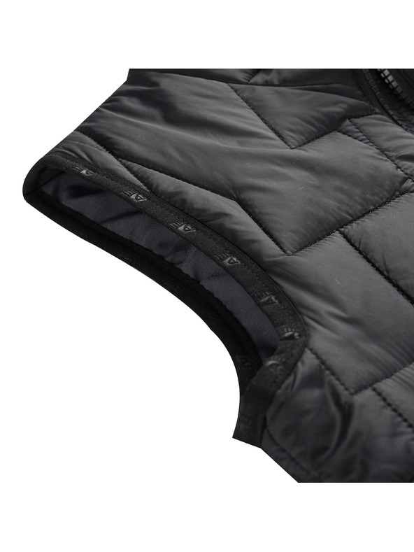 ALPINE PRO Gyerek ultrakönnyű mellény impregnálással ALPINE PRO BERFO fekete