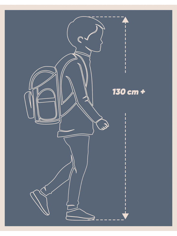 BAAGL  BAAGL Iskolai hátizsák Core Láva