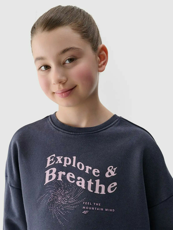 4F Lány crop pulóver 4F