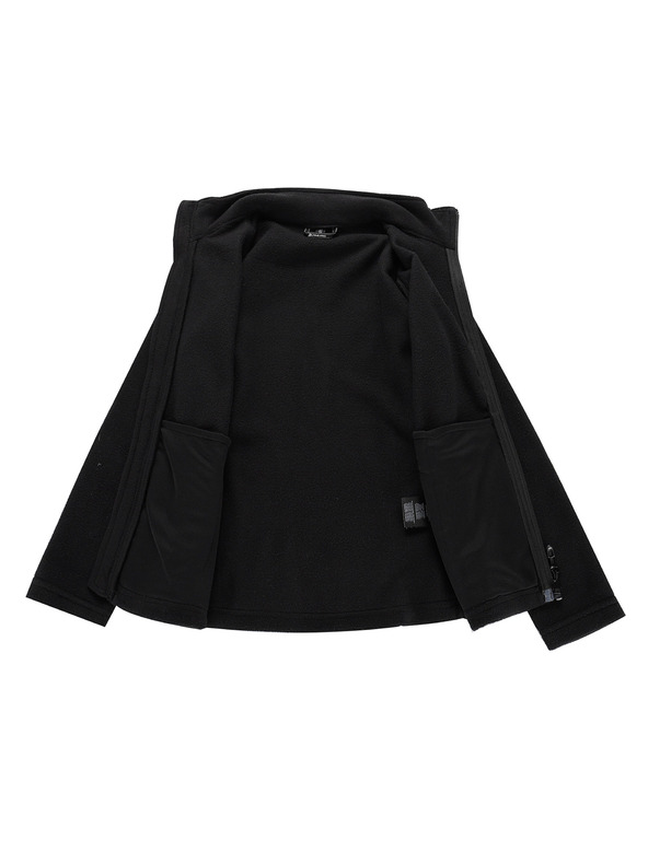 ALPINE PRO Gyerek polár pulóver ALPINE PRO SIUSO 2 fekete