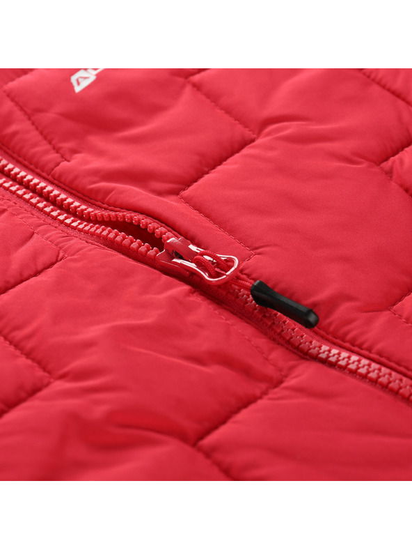 ALPINE PRO Gyerek merinó béléses pulóver ALPINE PRO JORWO málna