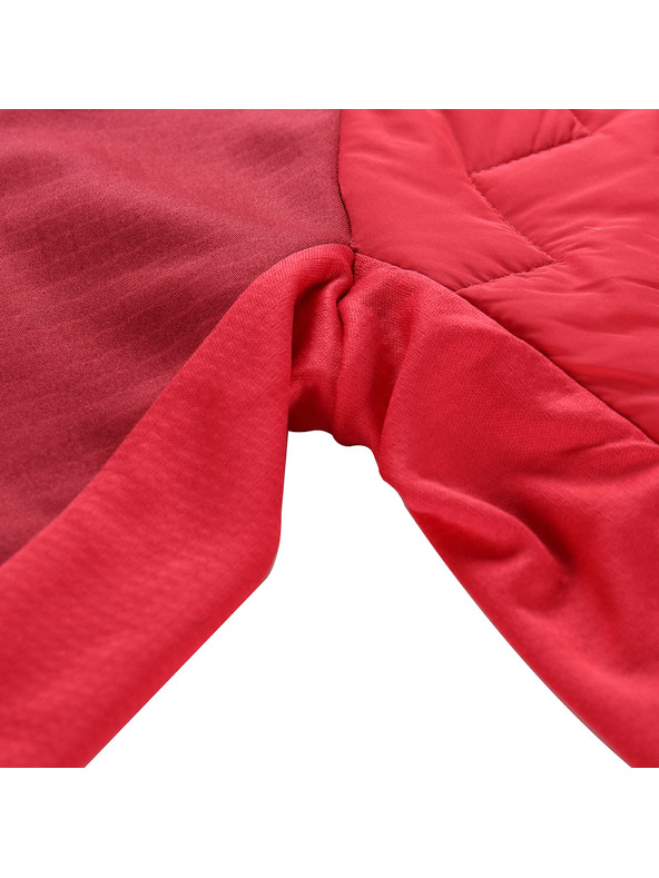 ALPINE PRO Gyerek merinó béléses pulóver ALPINE PRO JORWO málna