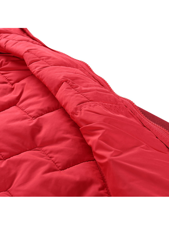 ALPINE PRO Gyerek merinó béléses pulóver ALPINE PRO JORWO málna