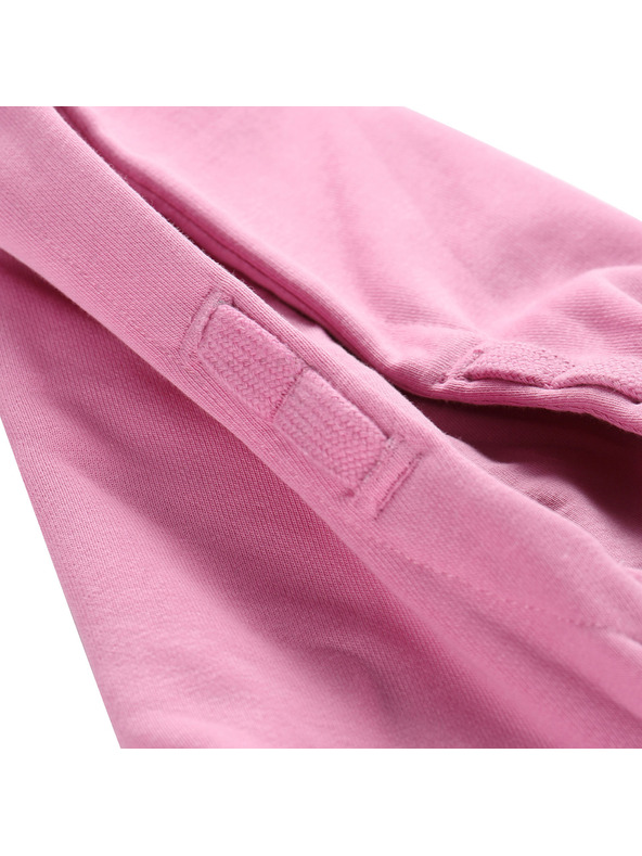 ALPINE PRO Gyerek pamut kapucnis pulóver ALPINE PRO LOKKO ciklámen