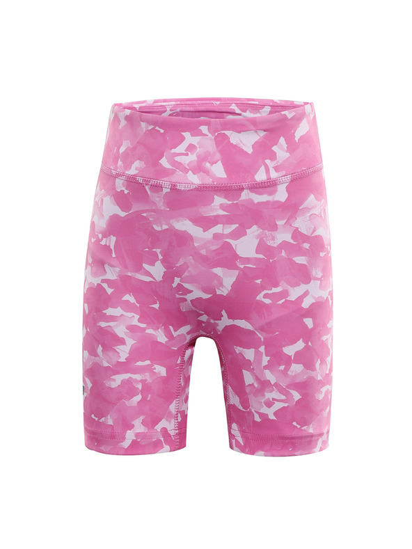ALPINE PRO Gyerek rövid gyorsan száradó leggings ALPINE PRO ELO neon rózsaszín variáns pb