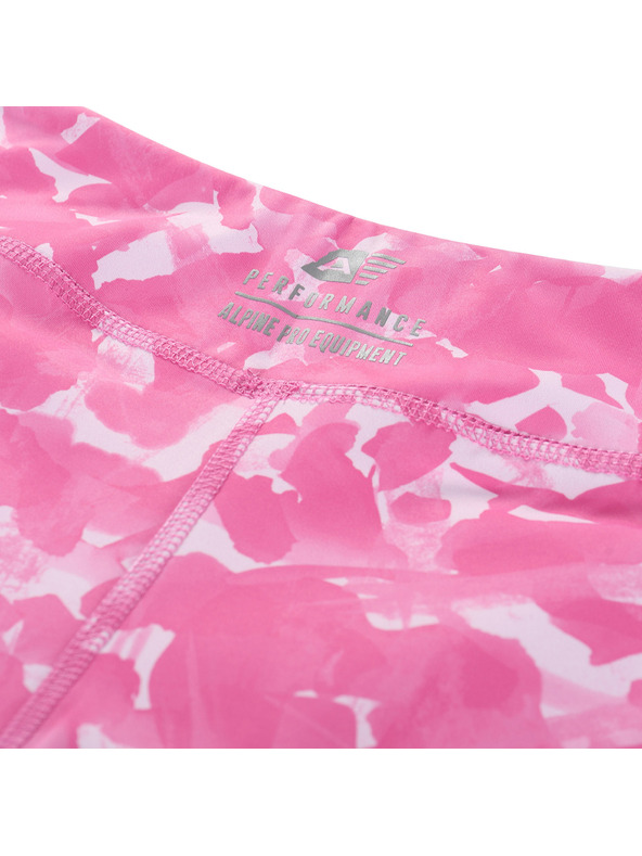 ALPINE PRO Gyerek rövid gyorsan száradó leggings ALPINE PRO ELO neon rózsaszín variáns pb