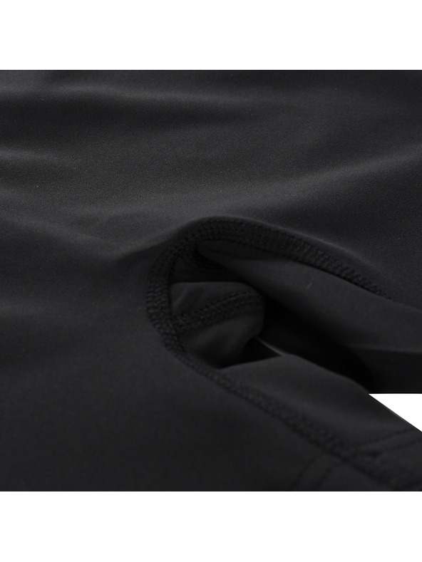 ALPINE PRO Gyerek rövid gyorsan száradó leggings ALPINE PRO ELO fekete