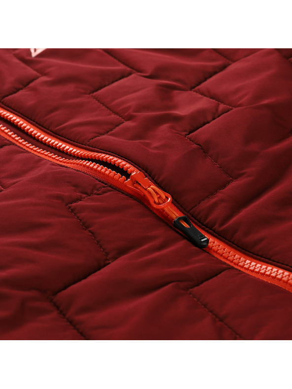 ALPINE PRO Férfi merino gyapjú pulóver ALPINE PRO JORW bordó