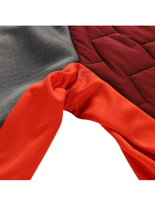 ALPINE PRO Férfi merino gyapjú pulóver ALPINE PRO JORW bordó