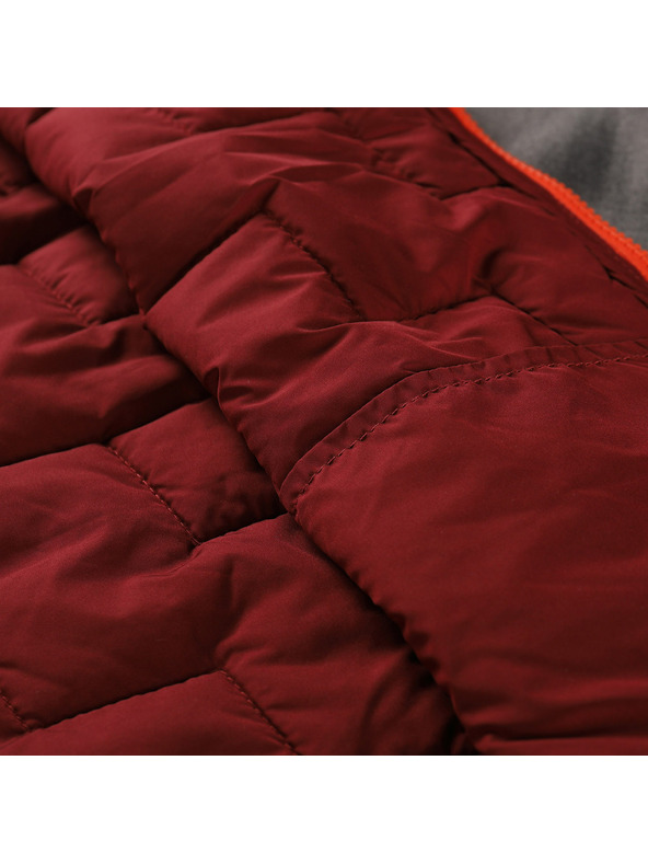 ALPINE PRO Férfi merino gyapjú pulóver ALPINE PRO JORW bordó