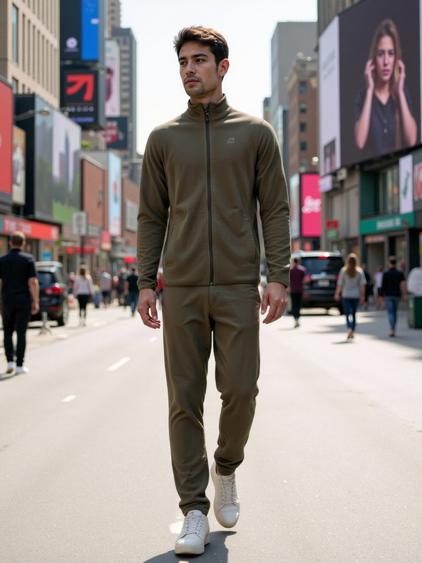 ALPINE PRO Férfi polár pulóver ALPINE PRO SIUS 2 kőszürke