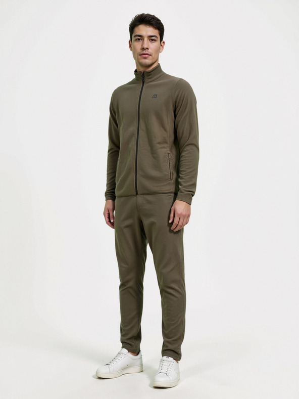 ALPINE PRO Férfi polár pulóver ALPINE PRO SIUS 2 kőszürke